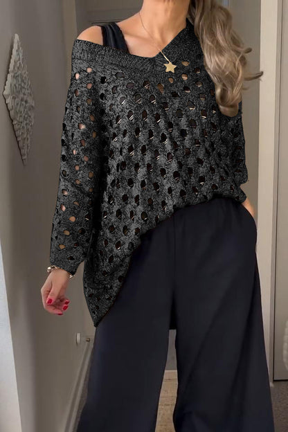 Glanzende Metallic Top voor Vrouw Zomerse Jurk