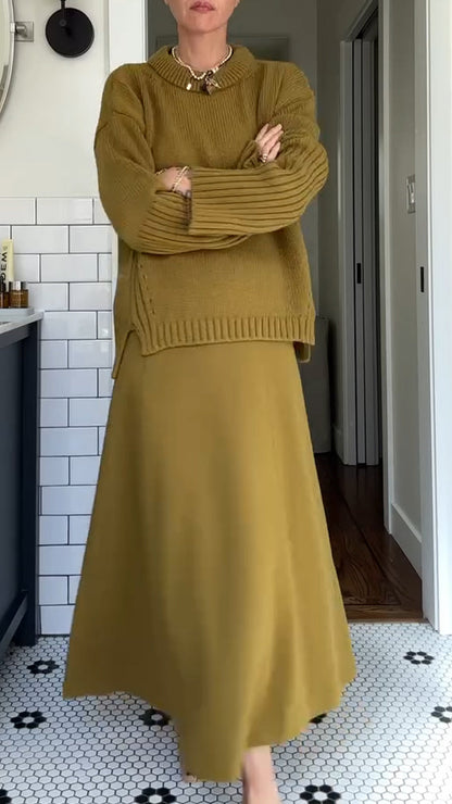 Zomerjurk Tweedelig Maxi Jurk Set voor Vrouw Elegant