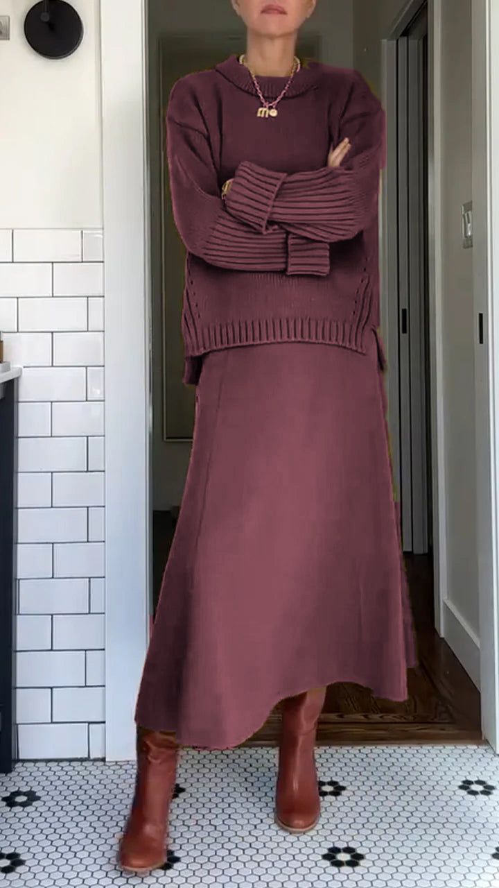 Zomerjurk Tweedelig Maxi Jurk Set voor Vrouw Elegant
