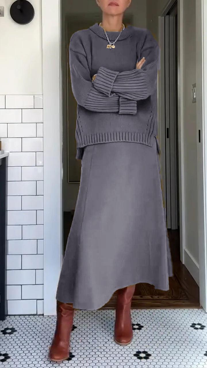 Zomerjurk Tweedelig Maxi Jurk Set voor Vrouw Elegant
