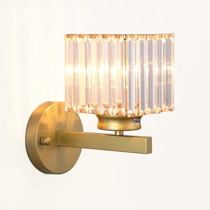 Wandlamp Glas Metaal Zwart 24cm Wandverlichting Woonkamer Slaapkamer Moderne Wandlamp Transparante Kap Accentverlichting