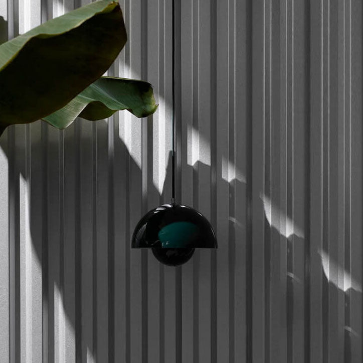 Scandinavische Hanglamp Halfrond Metalen Kap 1-Lichtpunt Modern Design Eetkamer Woonkamer