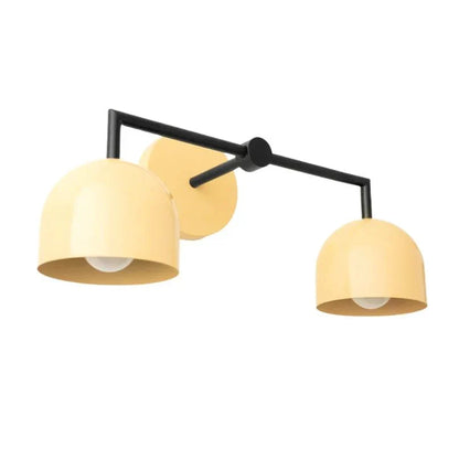 Koepelkapjes Wandlamp Modern Scandinavisch Metaal Zwart Messing 2-3 Lichtpunten Badkamer Hal Slaapkamer Sfeerverlichting