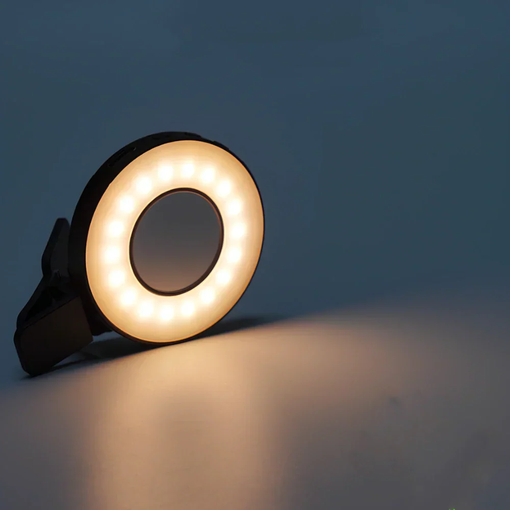 Magnetisch LED Fotolicht Draagbaar Dimbaar Oplaadbaar voor Selfies Video Content Creation
