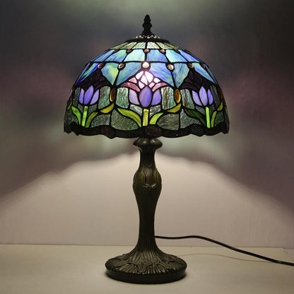 Tiffany Tafellamp Buntglas Klassiek 45cm E26 Glas Metaal Woonkamer