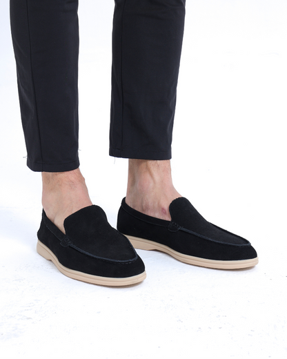 Heren Suède Loafers Luxe Stijl Leer Schoenen