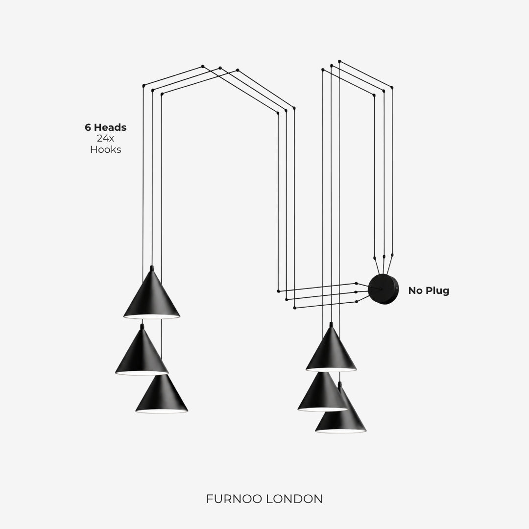 Stella hanglamp – aluminium geometrisch design met verstelbare kabellengte en LED-verlichting