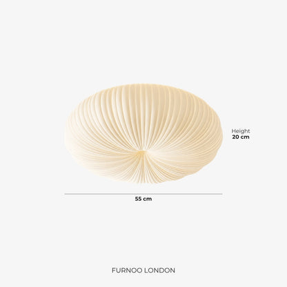 Plafondlamp Iris Scandinavisch Dimbaar Metaal & Acryl met Afstandsbediening voor Moderne Woonruimtes Slaapkamer Eetkamer Sfeerverlichting