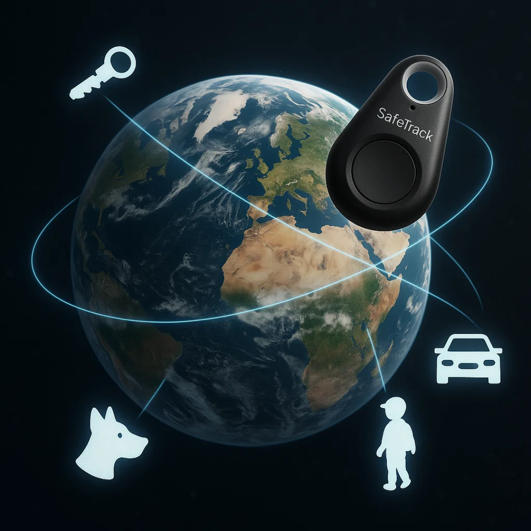 Compacte GPS-Tracker – Realtime Locatievolging voor Kinderen, Huisdieren en Waardevolle Spullen