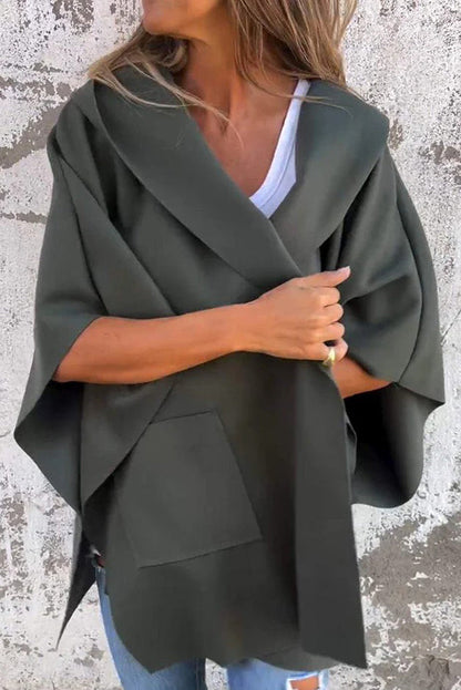Oversized Cape Jas voor Dames Losvallend en Stijlvol