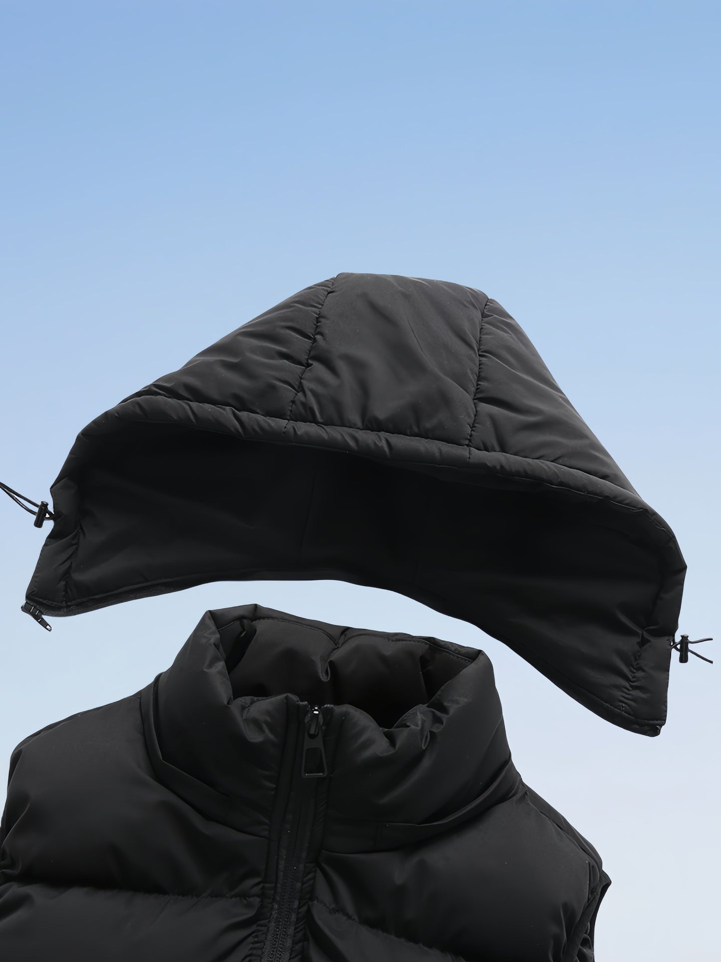 Lichte Winddichte Gilet met Kap