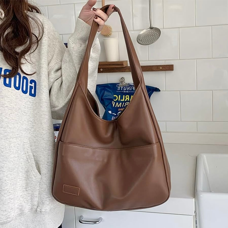 Leer Schoudertas voor Dames Maya Stijl