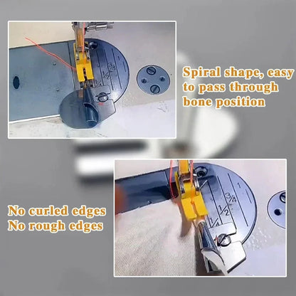 Spiraalzoomvoet Set 8 Delig RVS 3-10mm Naaimachine Accessoire