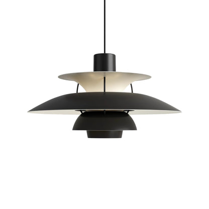Meerlagige Deense Hanglamp Aluminium Zwart E27 Eettafel Keukeneiland Scandinavisch Design Verlichting Modern Interieur