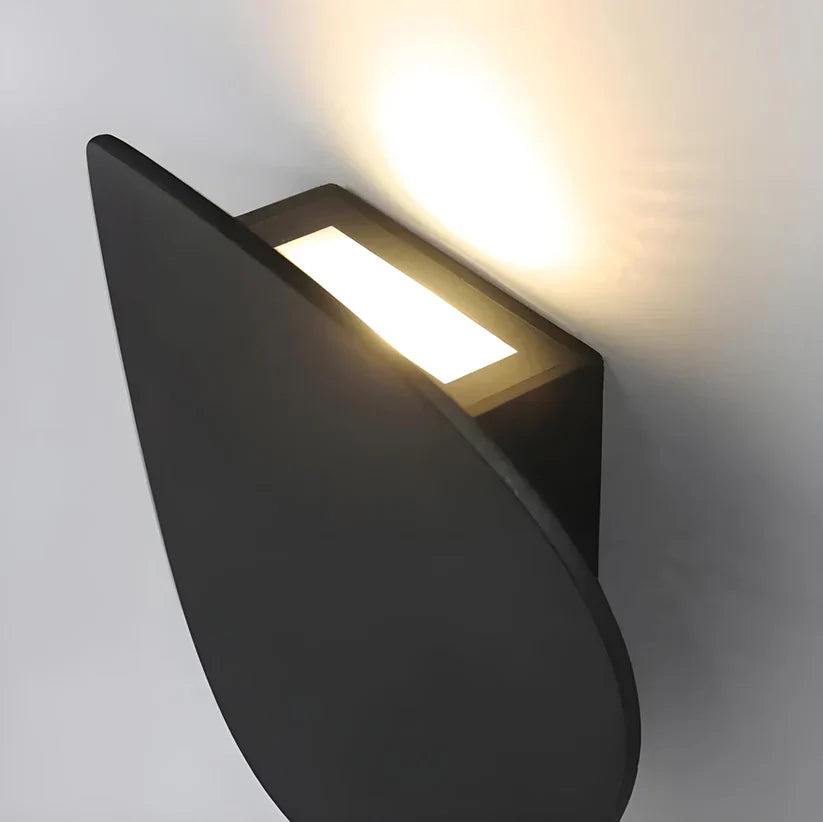 Metalen Wandlamp Schijf Aluminium LED 7W Zwart Wandverlichting Binnen Modern Minimalistisch Design Sfeerverlichting