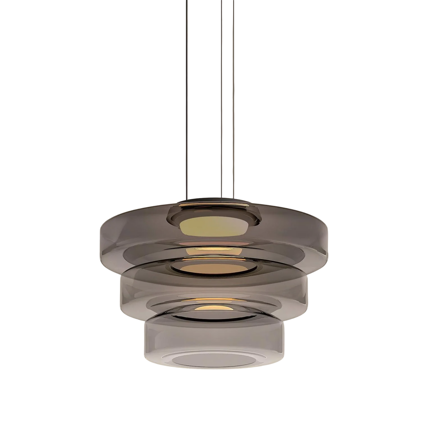 Deens glazen Bauhaus hanglamp handgeblazen glas Ø45cm hanglamp eetkamer woonkamer design verlichting modern minimalistisch