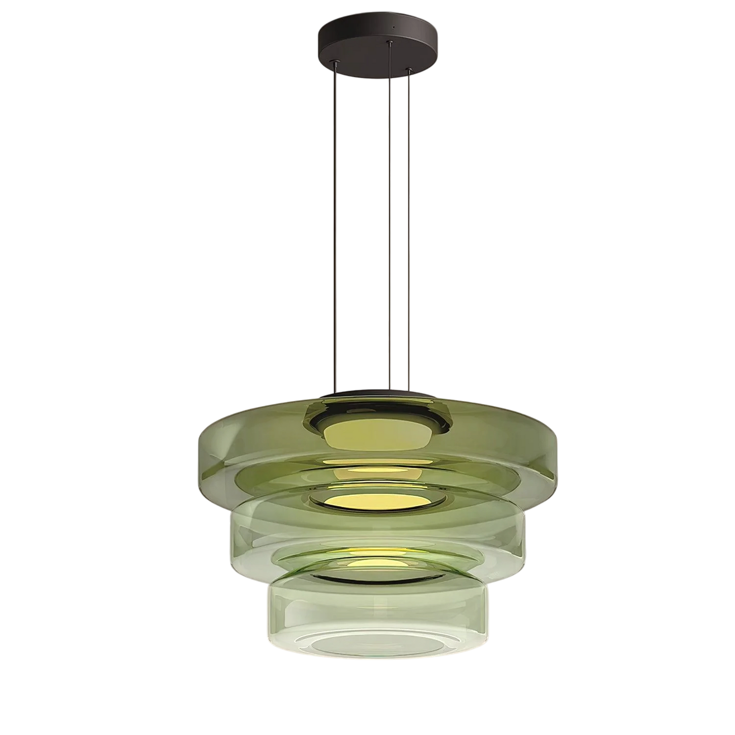 Deens glazen Bauhaus hanglamp handgeblazen glas Ø45cm hanglamp eetkamer woonkamer design verlichting modern minimalistisch
