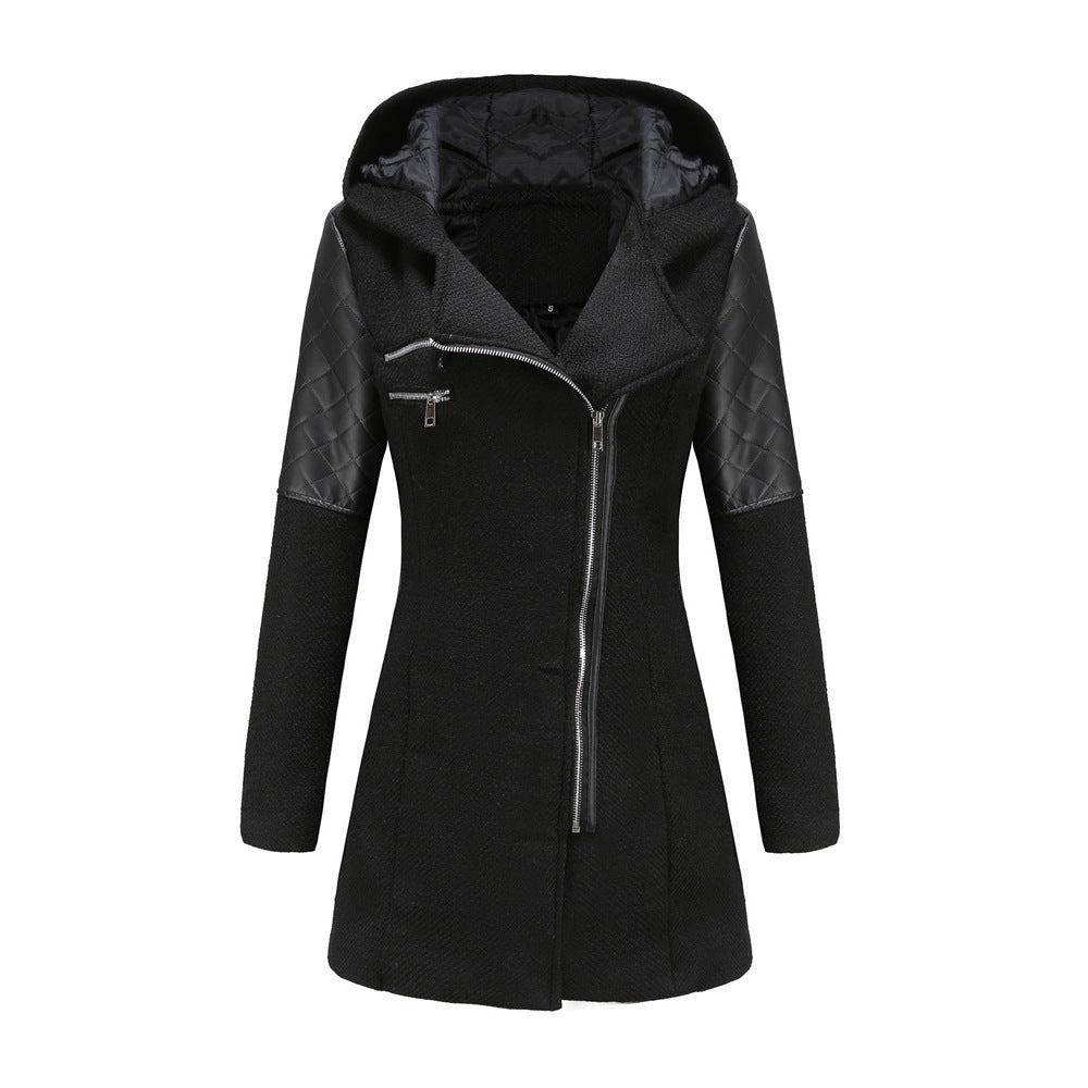 Dames Tussenjas Warm Quilted Capuchon Stijlvol