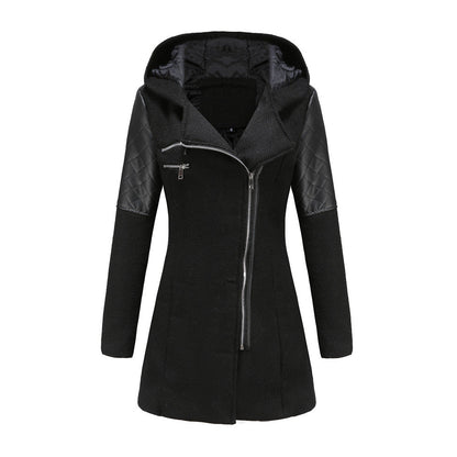 Dames Tussenjas Warm Quilted Capuchon Stijlvol