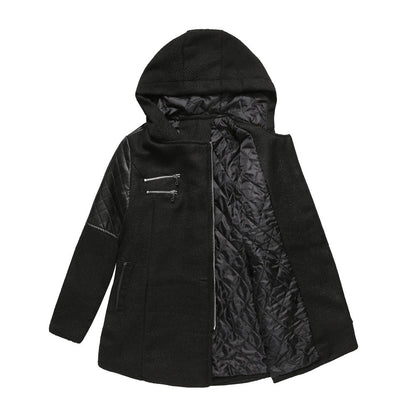 Dames Tussenjas Warm Quilted Capuchon Stijlvol