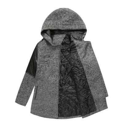 Dames Tussenjas Warm Quilted Capuchon Stijlvol