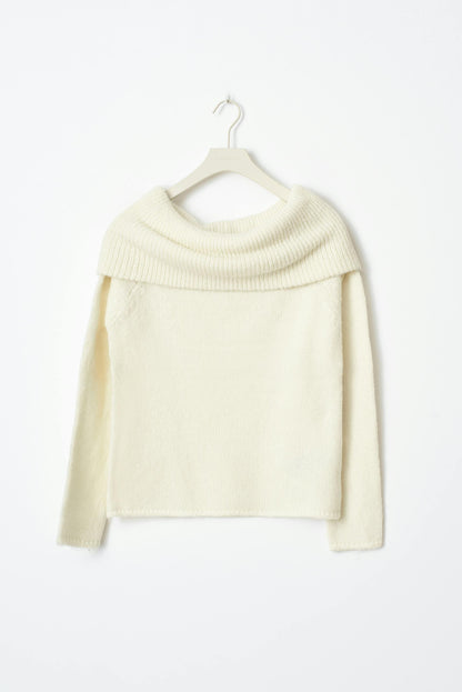 Dames Trui Off-Shoulder Comfortabele Stijl