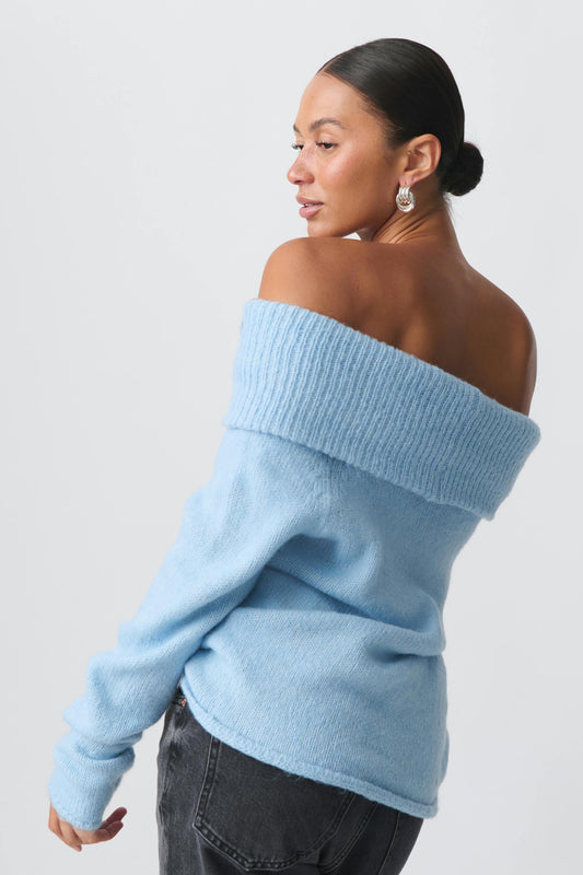 Dames Trui Off-Shoulder Comfortabele Stijl - StudioMarella