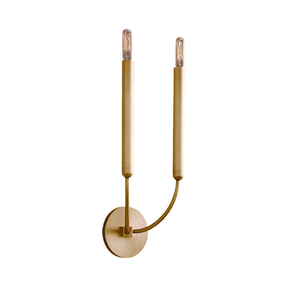 Metalen Buislamp Wandlamp Traditionele Stijl Zwart of Messing voor Eetkamer Woonkamer Hal