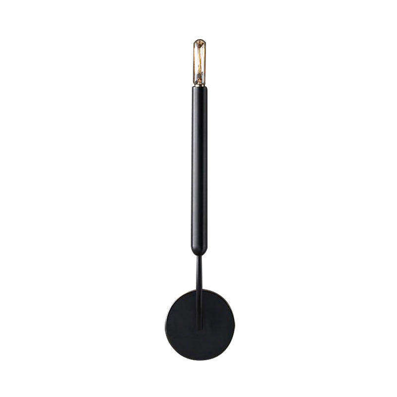 Metalen Buislamp Wandlamp Traditionele Stijl Zwart of Messing voor Eetkamer Woonkamer Hal