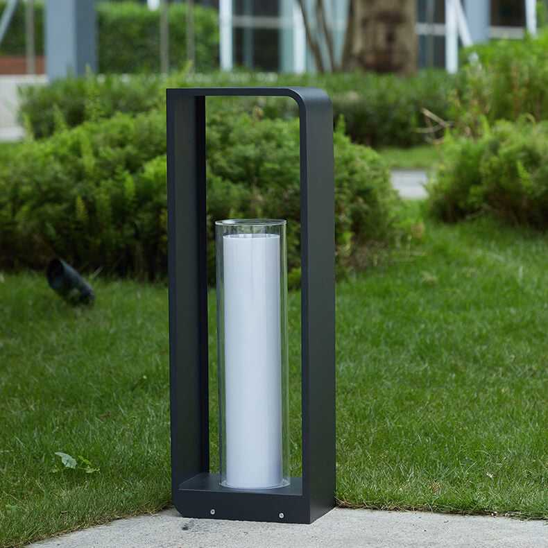 Led tuinlamp voor buiten – vierkante moderne buitenlamp met warm licht
