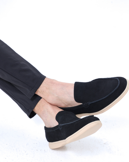 Heren Suède Loafers Luxe Stijl Leer Schoenen