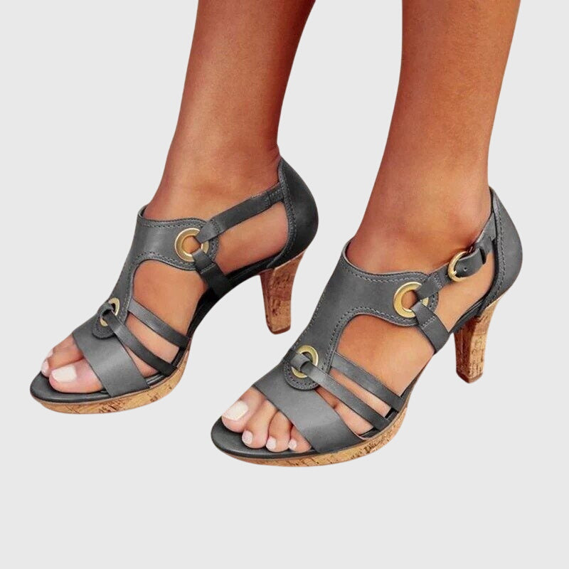Dames Orthopedische Hak Sandalen Comfortabele Pasvorm