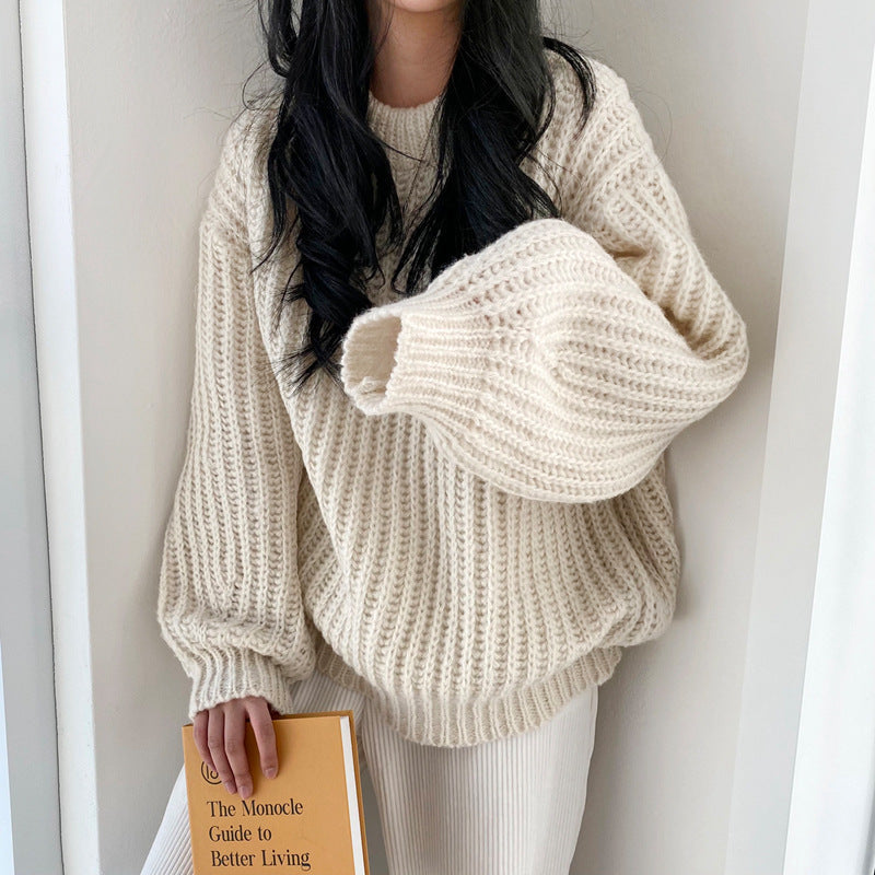 Dames Trui Gebreid Oversized Warme Modieuze Truien