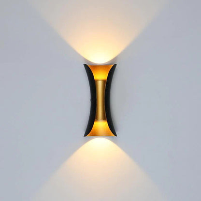 Wandlamp Buiten Metaal Zwart Wit LED Modern Design Tuin Terras Ingang Gevel Sfeervol
