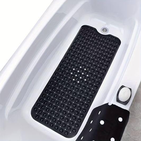Antislip Badmat XL voor Douche en Bad – Extra Lange Veiligheidsbadmat met Zuignappen