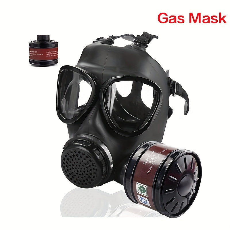Volgelaatsgasmasker met 40mm Actief Koolfilter voor Optimale Bescherming tegen Chemische Stoffen en Stof