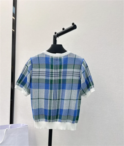 Lente Zomer Shirt Gebreid Kleurrijk Comfortabel - StudioMarella