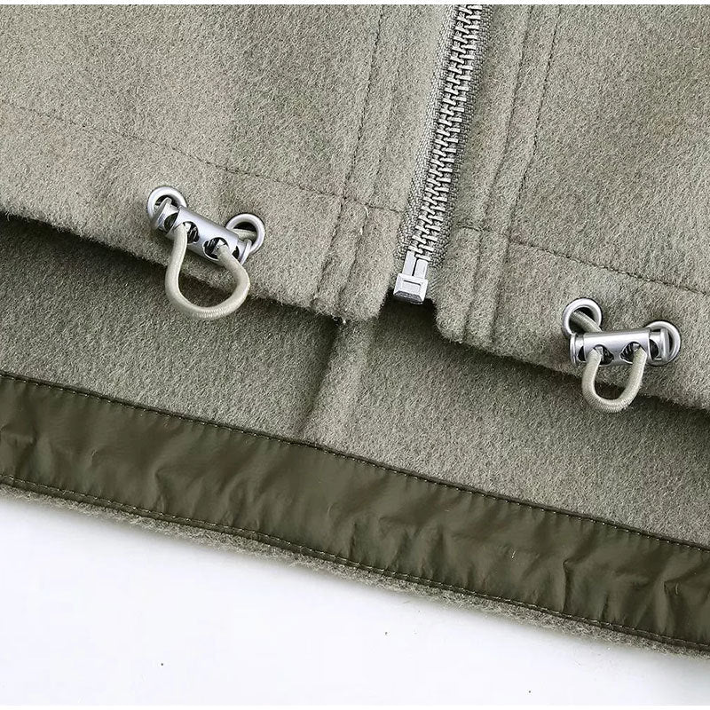 Dames Oversized Jas Capuchon Stoer en Stijlvol