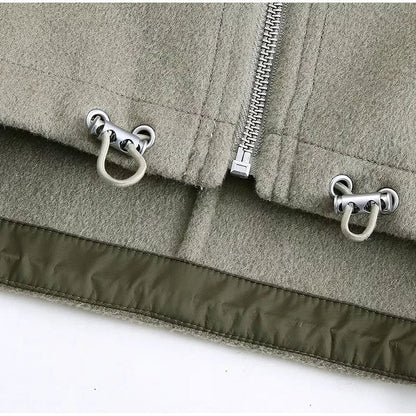 Dames Oversized Jas Capuchon Stoer en Stijlvol
