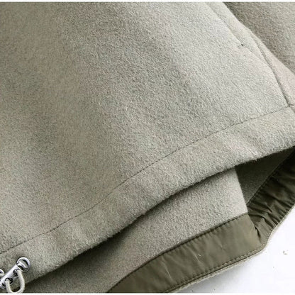 Dames Oversized Jas Capuchon Stoer en Stijlvol