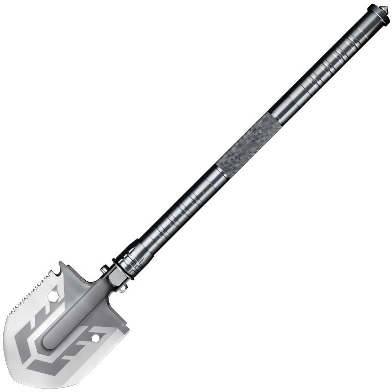 16-in-1 Tactische Overlevingsschep – Multifunctioneel Campinggereedschap met Zaag, Mes & Firestarter voor Outdoor Avonturen