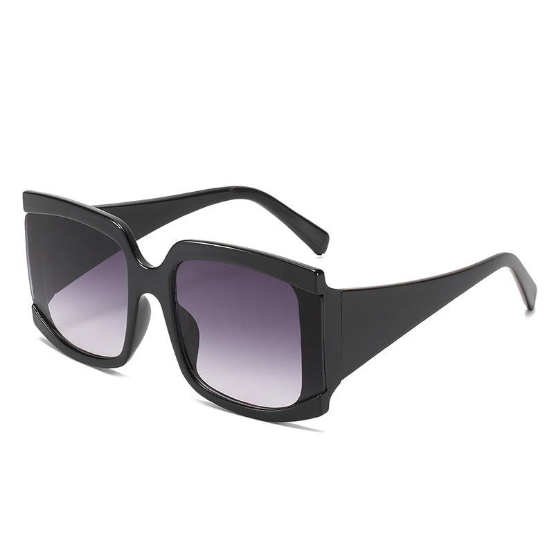 Dames Zonnebril Vierkant Groot Model Trendy Stijl