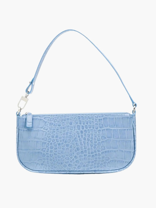 Kroko Leer Schoudertas voor Dames Kunstleer Look - StudioMarella