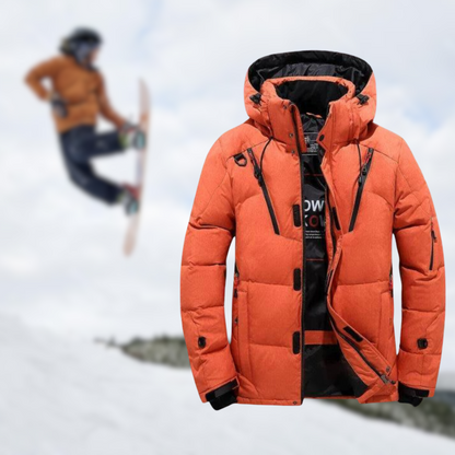 Heren Winterparka Warm en Waterdicht met Afneembare Capuchon