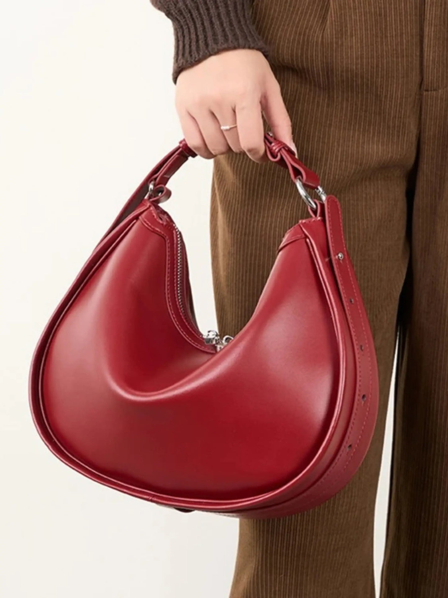 Stylishe Schoudertas voor Dames Geschwungen Design