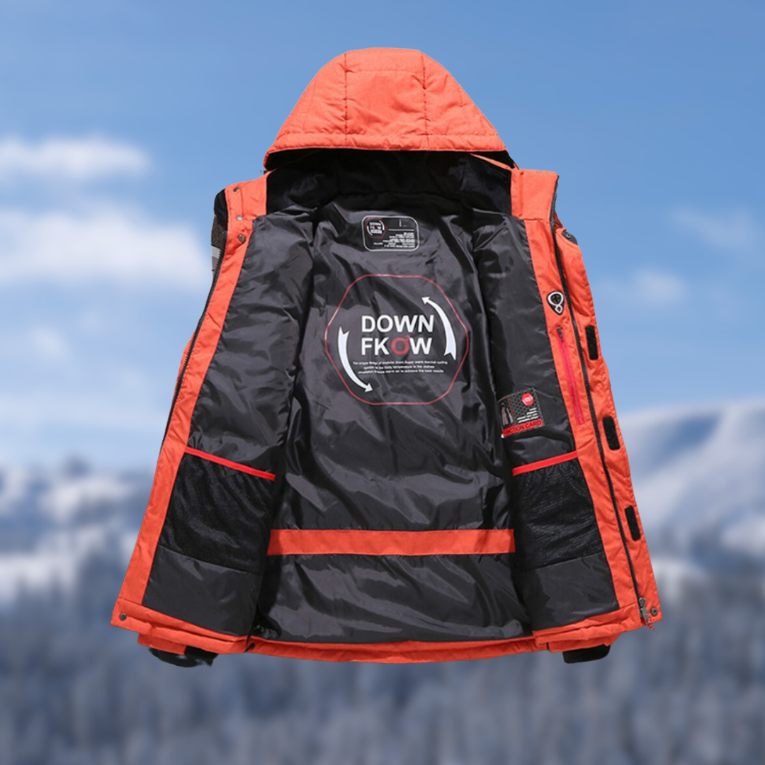 Heren Winterparka Warm en Waterdicht met Afneembare Capuchon