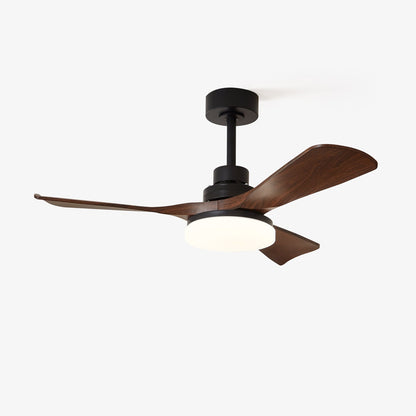 Moderne Plafondventilator met Verlichting – Stille Ventilator met LED 3 Snelheden – Dimbaar met Afstandsbediening