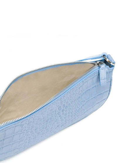 Kroko Leer Schoudertas voor Dames Kunstleer Look