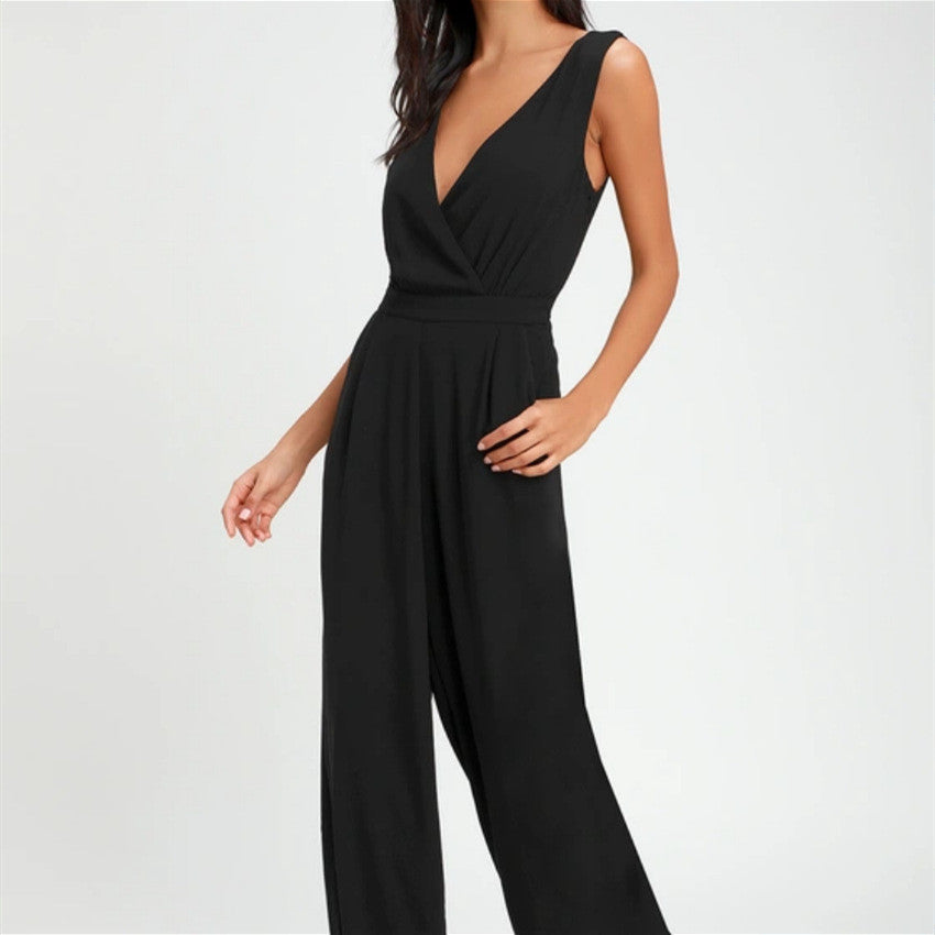 Dames Jumpsuit Elegante V-Hals Kant Rok