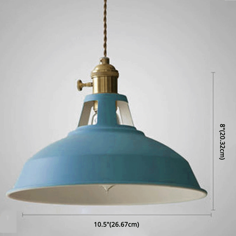 Retro Metalen Hanglamp 1-Lichts voor Eetkamer en Restaurant – Industriële Stijl Verlichting met Verstelbare Ketting